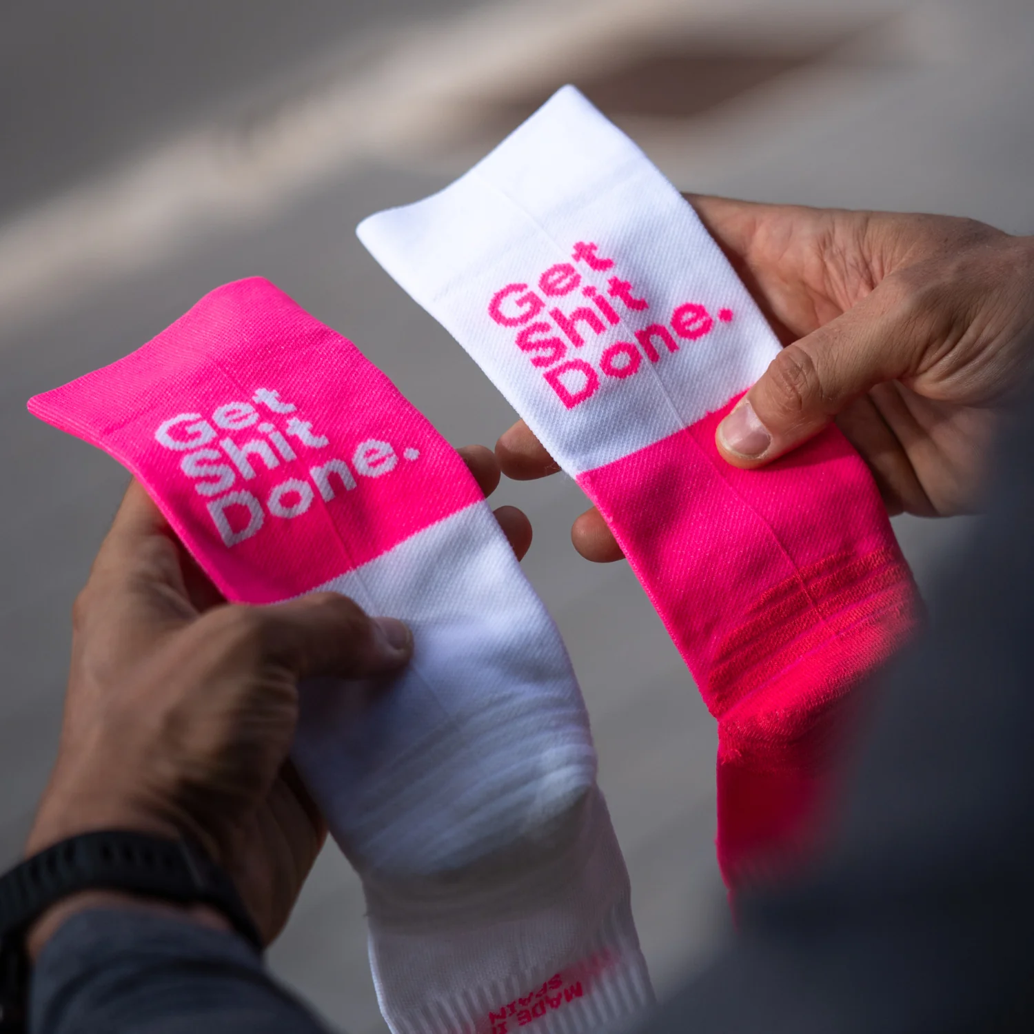 GET SHIT DONE PINK - CALCETÍN RUNNING - Image 3