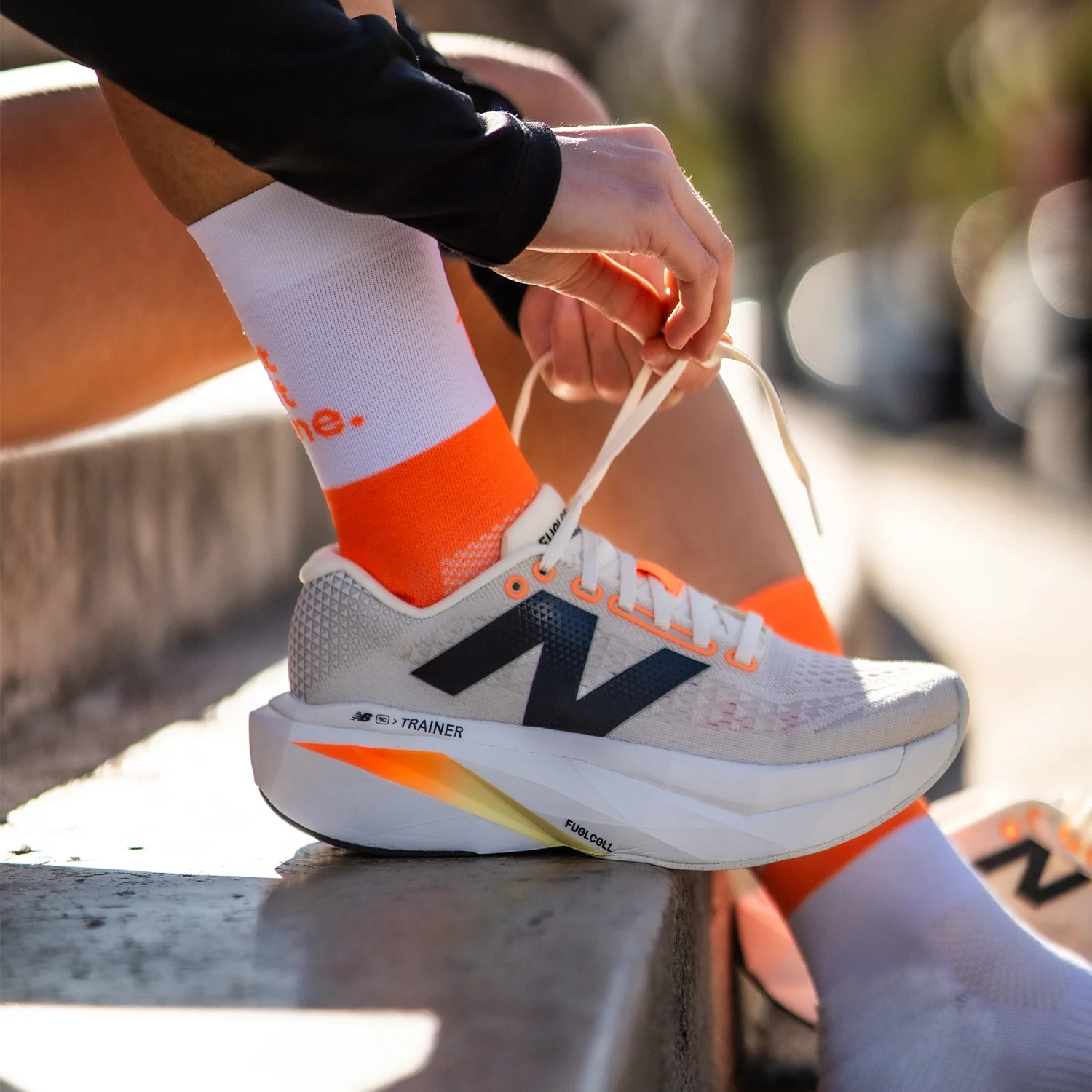 GET SHIT DONE ORANGE - CALCETÍN RUNNING - Image 4